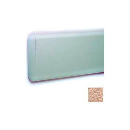 Pawling Wall Guard W/Rounded Top & Bottom Edges, Plastic Clip Retainer System, 7-3/4"H x 12'L, Caisson WG-8C-12-486